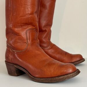 Women's 1970s Frye Leather Campus Boots